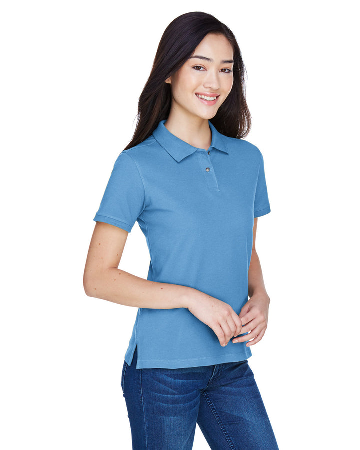 Harriton Ladies' 6 oz. Ringspun Cotton Piqué Short-Sleeve Polo Harriton