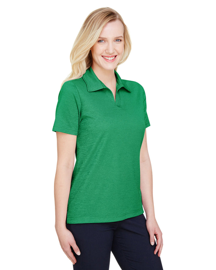 Devon & Jones CrownLux Performance™ Ladies' Address Melange Polo Devon & Jones