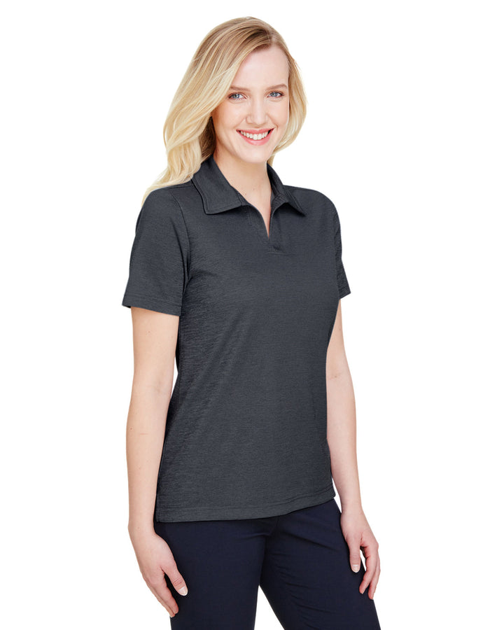 Devon & Jones CrownLux Performance™ Ladies' Address Melange Polo Devon & Jones