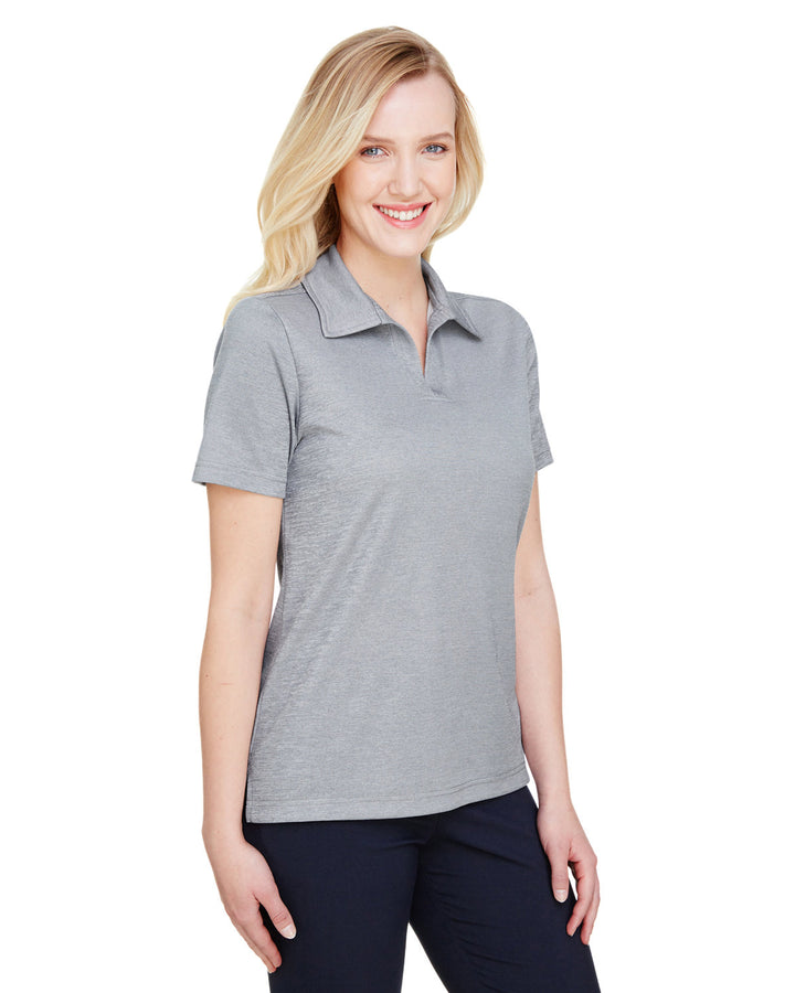 Devon & Jones CrownLux Performance™ Ladies' Address Melange Polo Devon & Jones