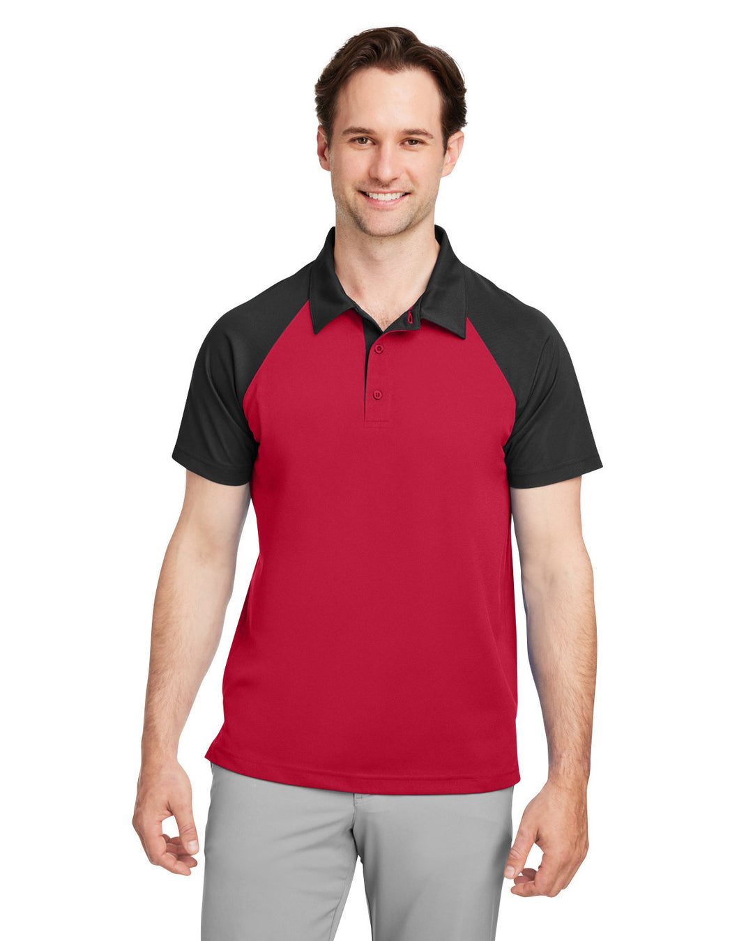 Team 365 Men's Command Snag-Protection Colorblock Polo Team 365