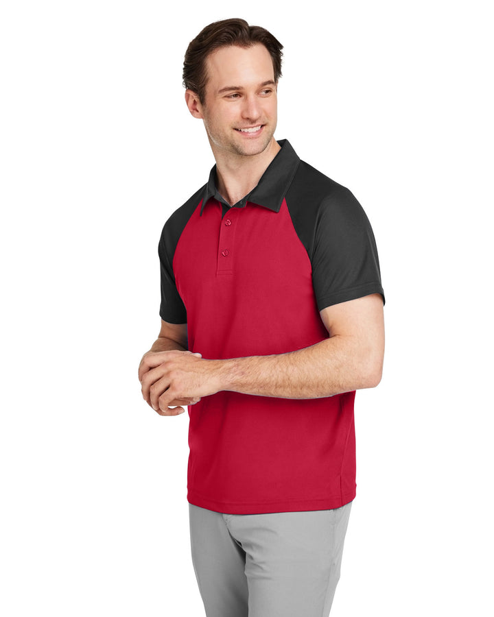 Team 365 Men's Command Snag-Protection Colorblock Polo Team 365