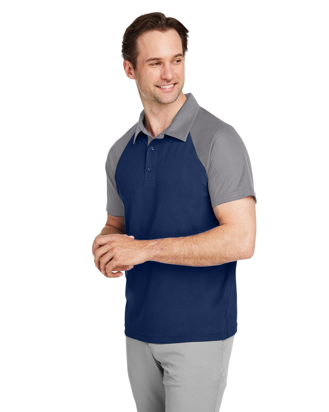 Team 365 Men's Command Snag-Protection Colorblock Polo Team 365