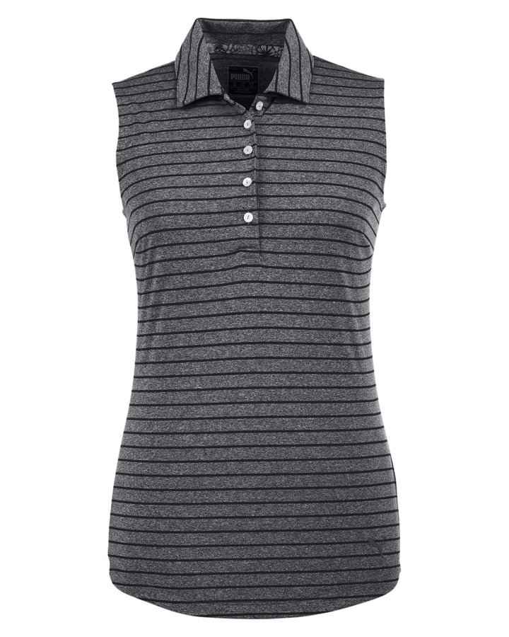 Puma Golf Ladies' Rotation Stripe Sleeveless Polo Puma