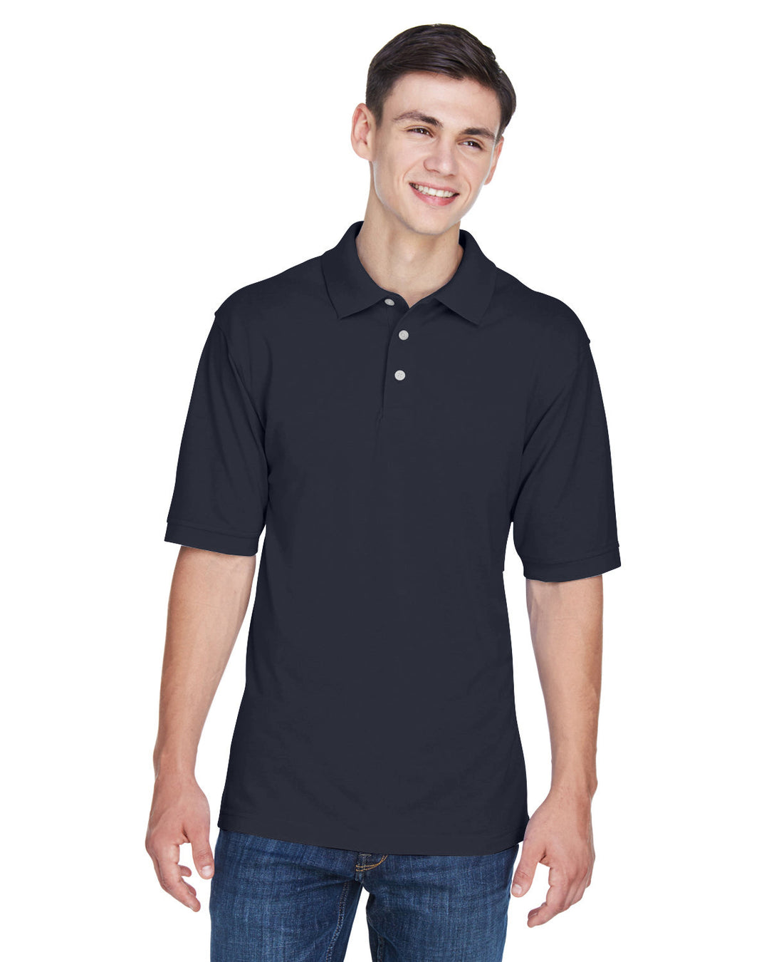 Harriton Men's Tall 5.6 oz. Easy Blend™ Polo – League Outfitters