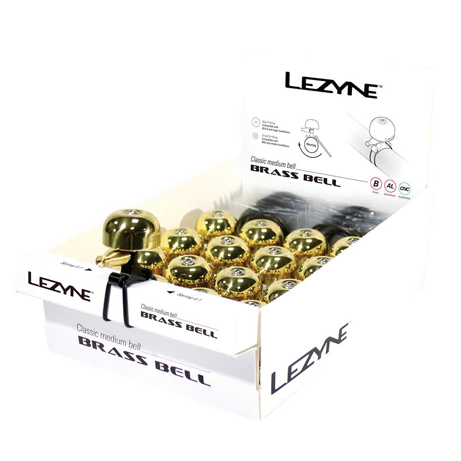 Lezyne Classic Brass Bike Bells Bicycle Accessories Bells/Noise Makers