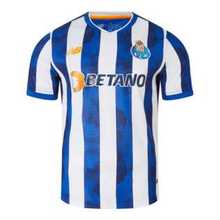 New Balance Men's FC Porto Home Short Sleeve Jersey Soccer Uniforms & Apparel All