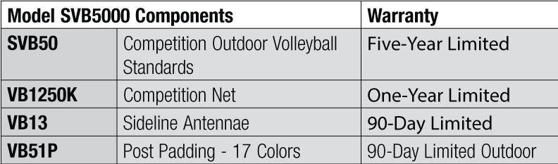 Bison 28' Official Beach Volleyball Net Volleyball Nets & Court Equipment