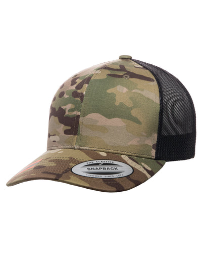 Yupoong YP Classics® Retro Trucker Multicam® Snapback Yupoong