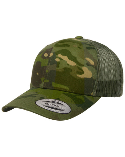 Yupoong YP Classics® Retro Trucker Multicam® Snapback Yupoong