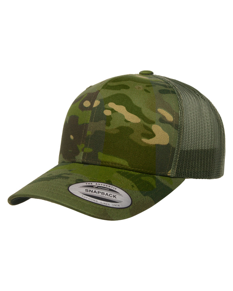 Yupoong YP Classics® Retro Trucker Multicam® Snapback Yupoong