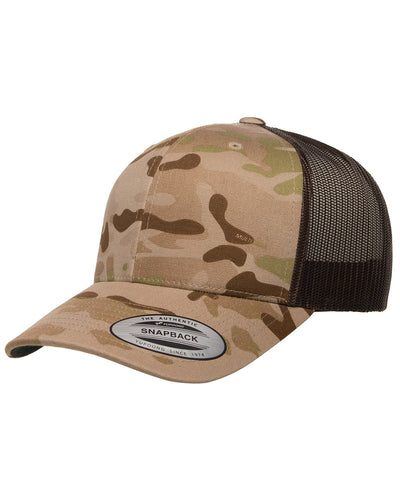 Yupoong YP Classics® Retro Trucker Multicam® Snapback Yupoong