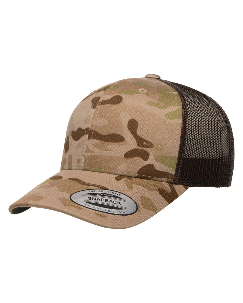 Yupoong YP Classics® Retro Trucker Multicam® Snapback Yupoong