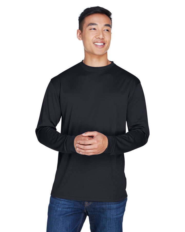 UltraClub Adult Cool & Dry Sport Long-Sleeve T-Shirt UltraClub