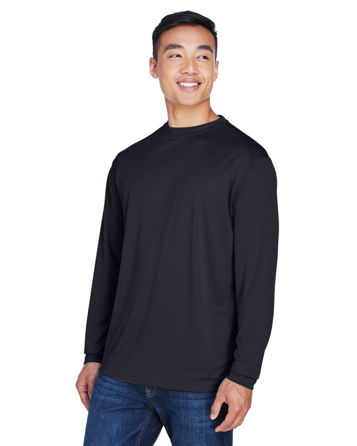 UltraClub Adult Cool & Dry Sport Long-Sleeve T-Shirt UltraClub