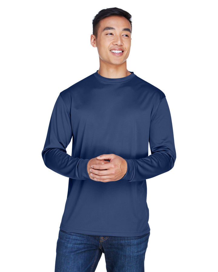 UltraClub Adult Cool & Dry Sport Long-Sleeve T-Shirt UltraClub