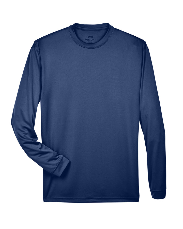 UltraClub Adult Cool & Dry Sport Long-Sleeve T-Shirt UltraClub