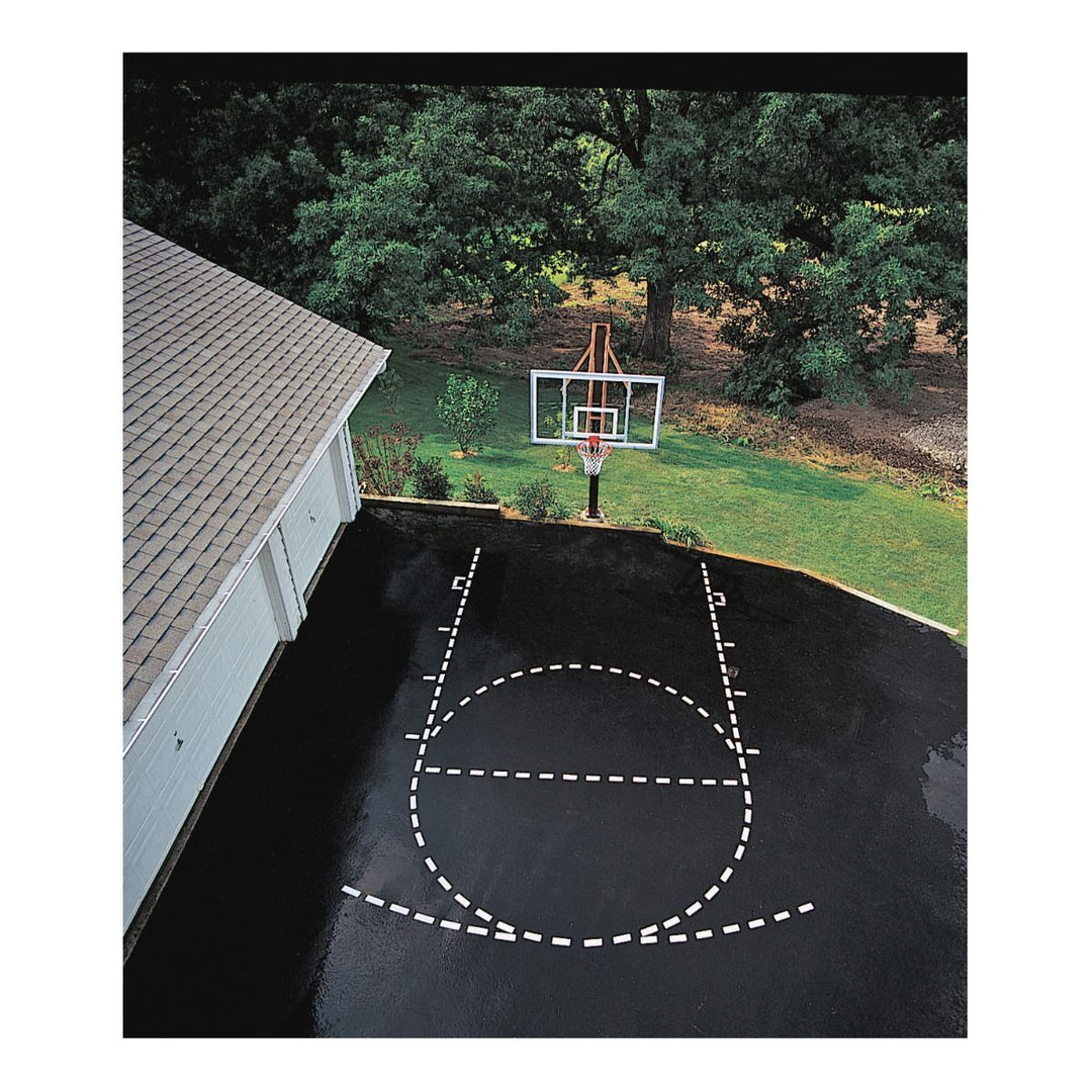 Porter Basketball Court Stencil Kit Basketball Equipment All