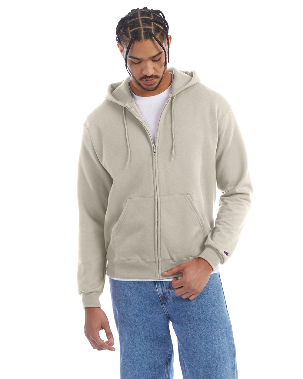 Champion Adult Powerblend® Full-Zip Hooded Sweatshirt Champion