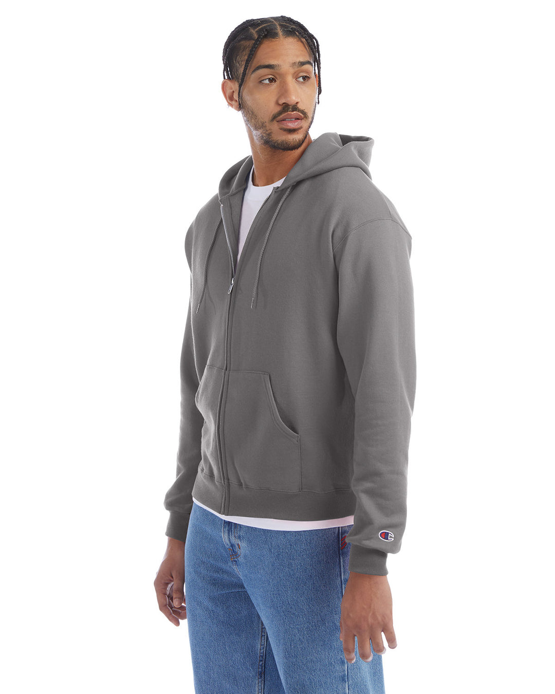 Champion Adult Powerblend® Full-Zip Hooded Sweatshirt Champion