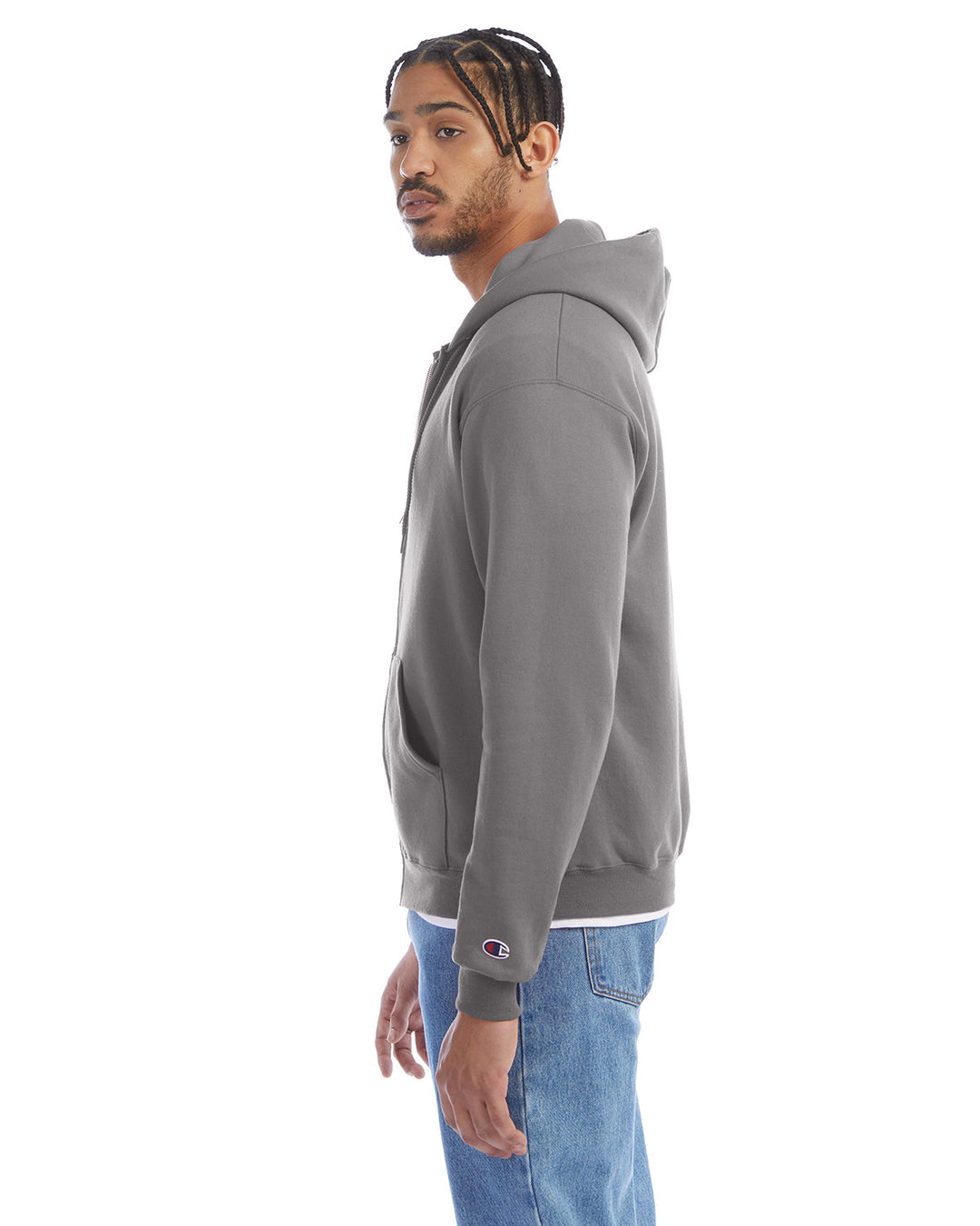 Champion Adult Powerblend® Full-Zip Hooded Sweatshirt Champion