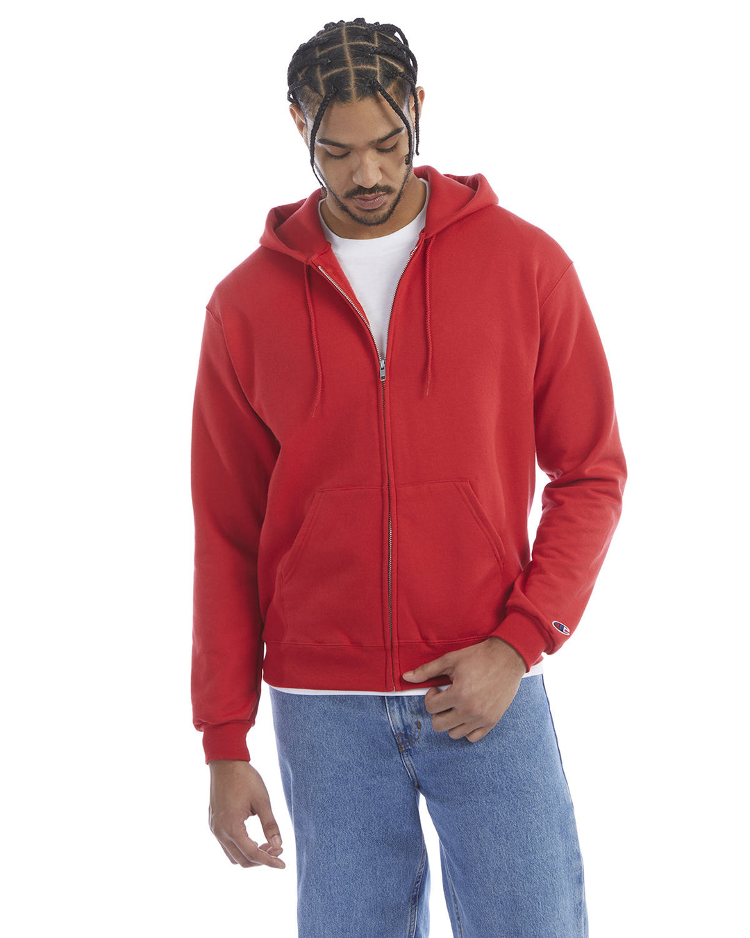 Champion Adult Powerblend® Full-Zip Hooded Sweatshirt Champion