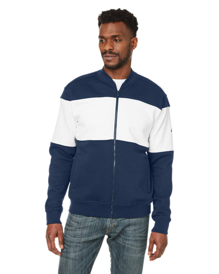 Nautica Anchor Bomber Full-Zip Fleece Jacket Nautica