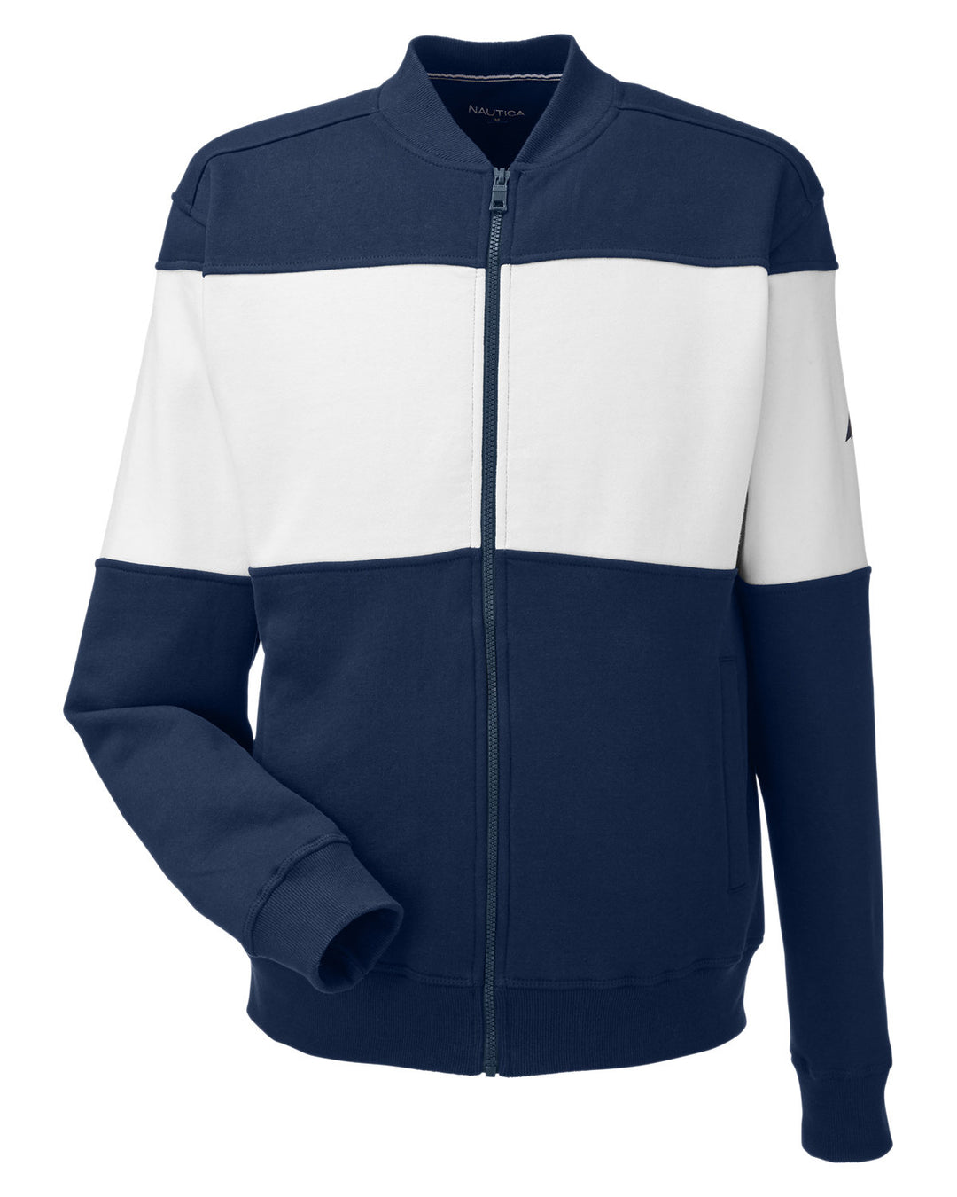 Nautica Anchor Bomber Full-Zip Fleece Jacket Nautica