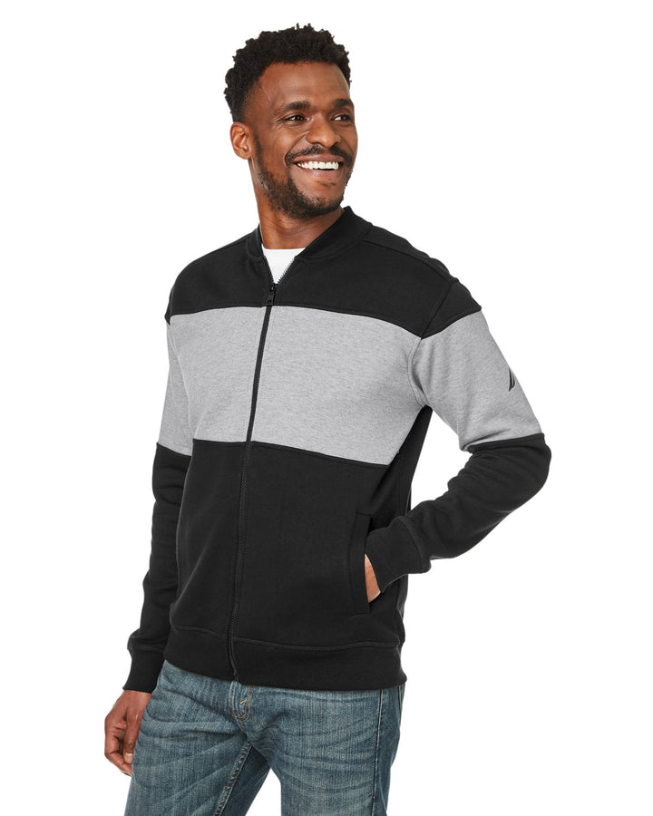 Nautica Anchor Bomber Full-Zip Fleece Jacket Nautica