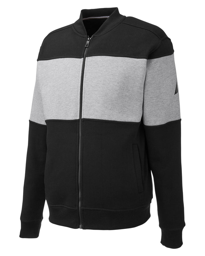 Nautica Anchor Bomber Full-Zip Fleece Jacket Nautica