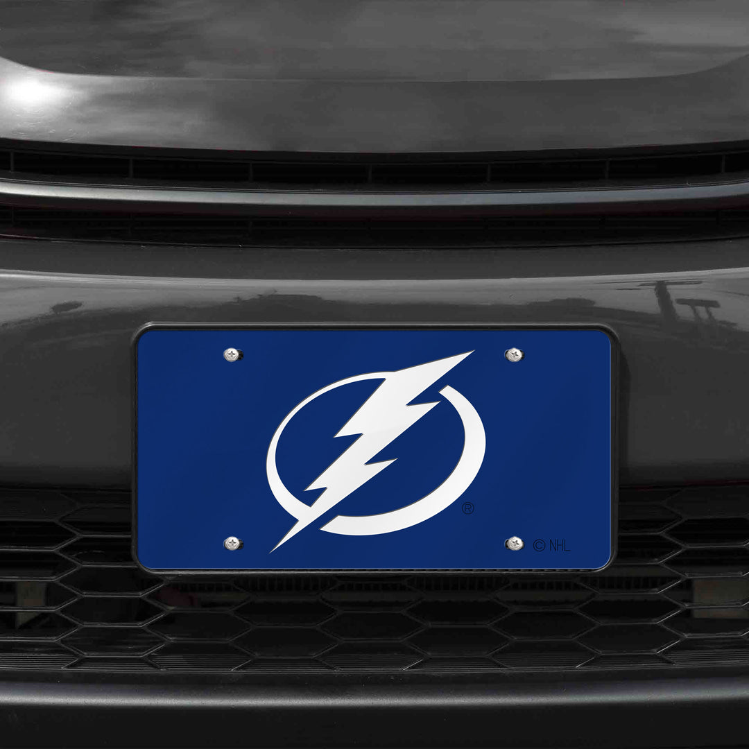 NHL Tampa Bay Lightning Laser Cut Automobile Tag Fan Gear NHL Tampa Bay Lightning