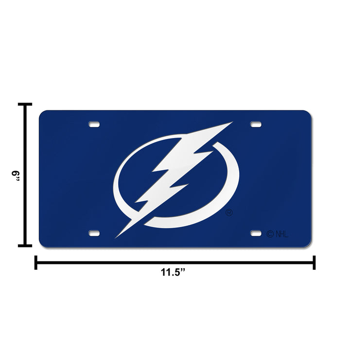 NHL Tampa Bay Lightning Laser Cut Automobile Tag Fan Gear NHL Tampa Bay Lightning