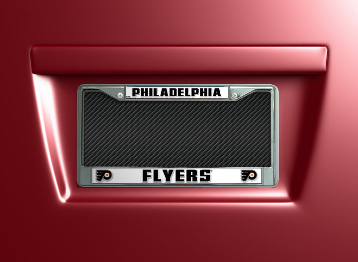 NHL Philadelphia Flyers Chrome License Plate Frame Fan Gear NHL Philadelphia Flyers