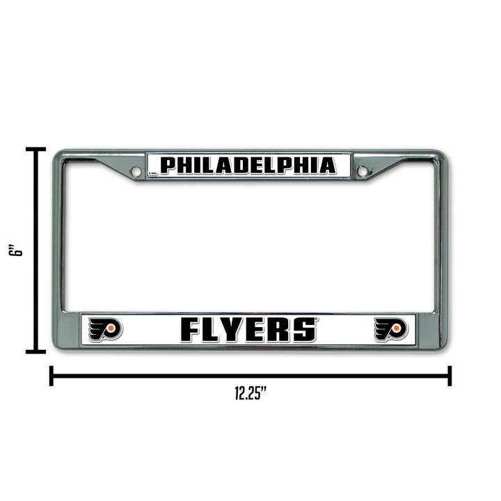 NHL Philadelphia Flyers Chrome License Plate Frame Fan Gear NHL Philadelphia Flyers