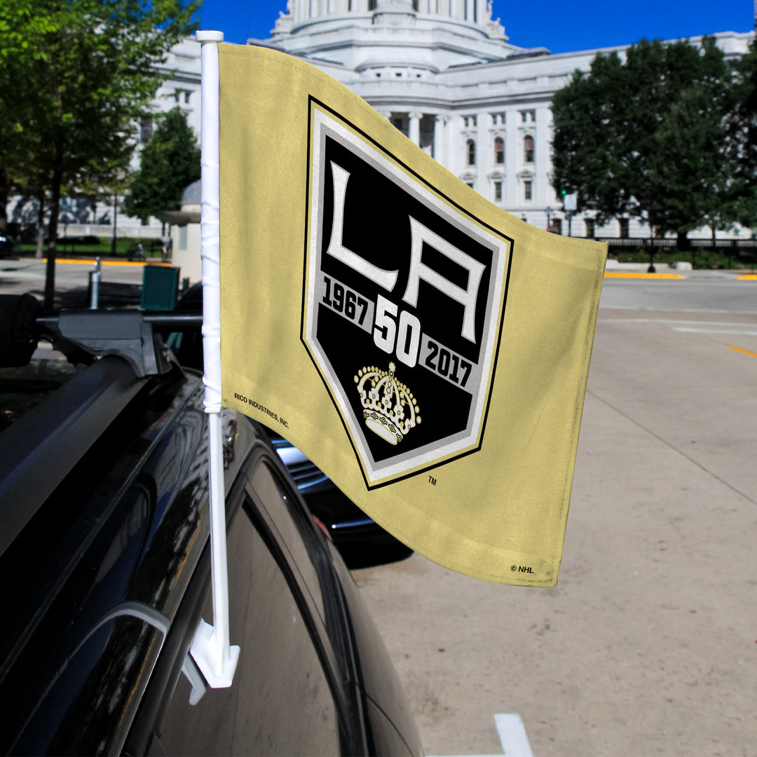 NHL Los Angeles Kings Car Flag Fan Gear NHL Los Angeles Kings