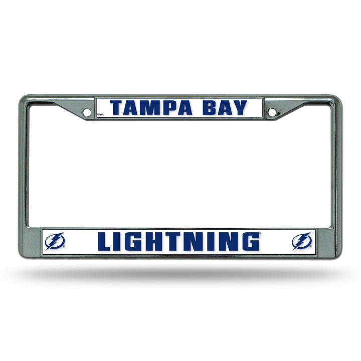 NHL Tampa Bay Lightning Chrome License Plate Frame Fan Gear NHL Tampa Bay Lightning