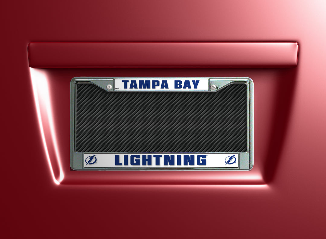 NHL Tampa Bay Lightning Chrome License Plate Frame Fan Gear NHL Tampa Bay Lightning