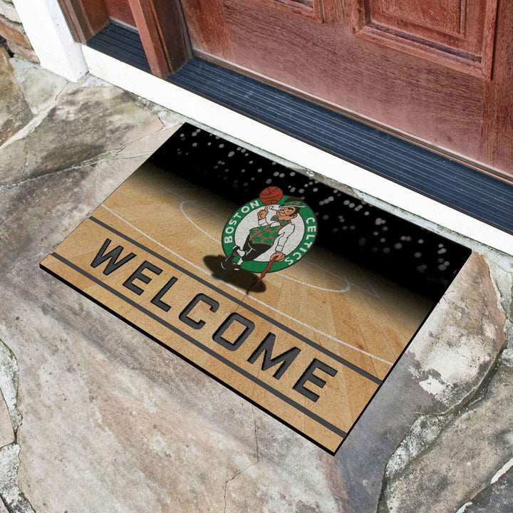 Fanmats Boston Celtics Rubber Door Mat - 18" x 30" Fan Gear NBA Boston Celtics