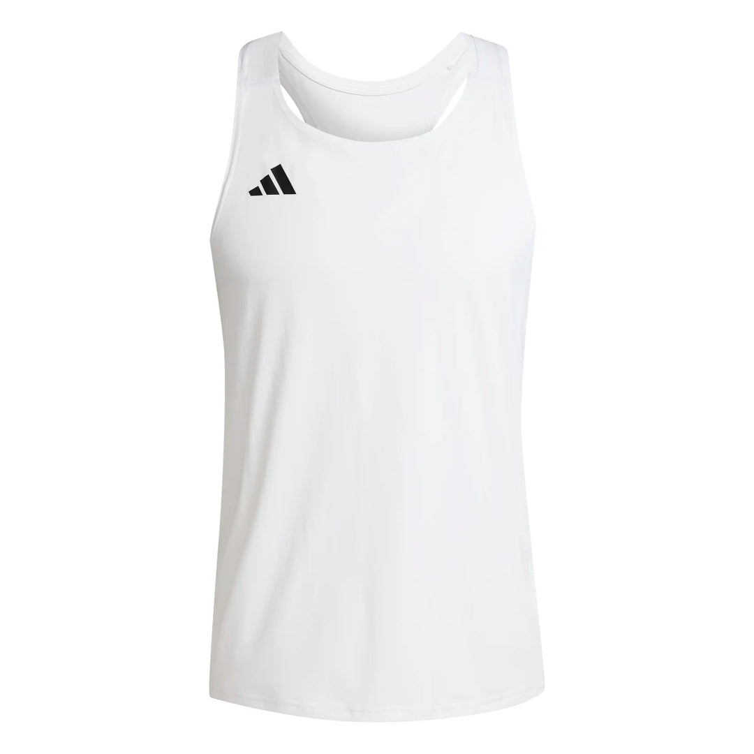 Adidas Men s Adizero Essentials Singlet White 2XL