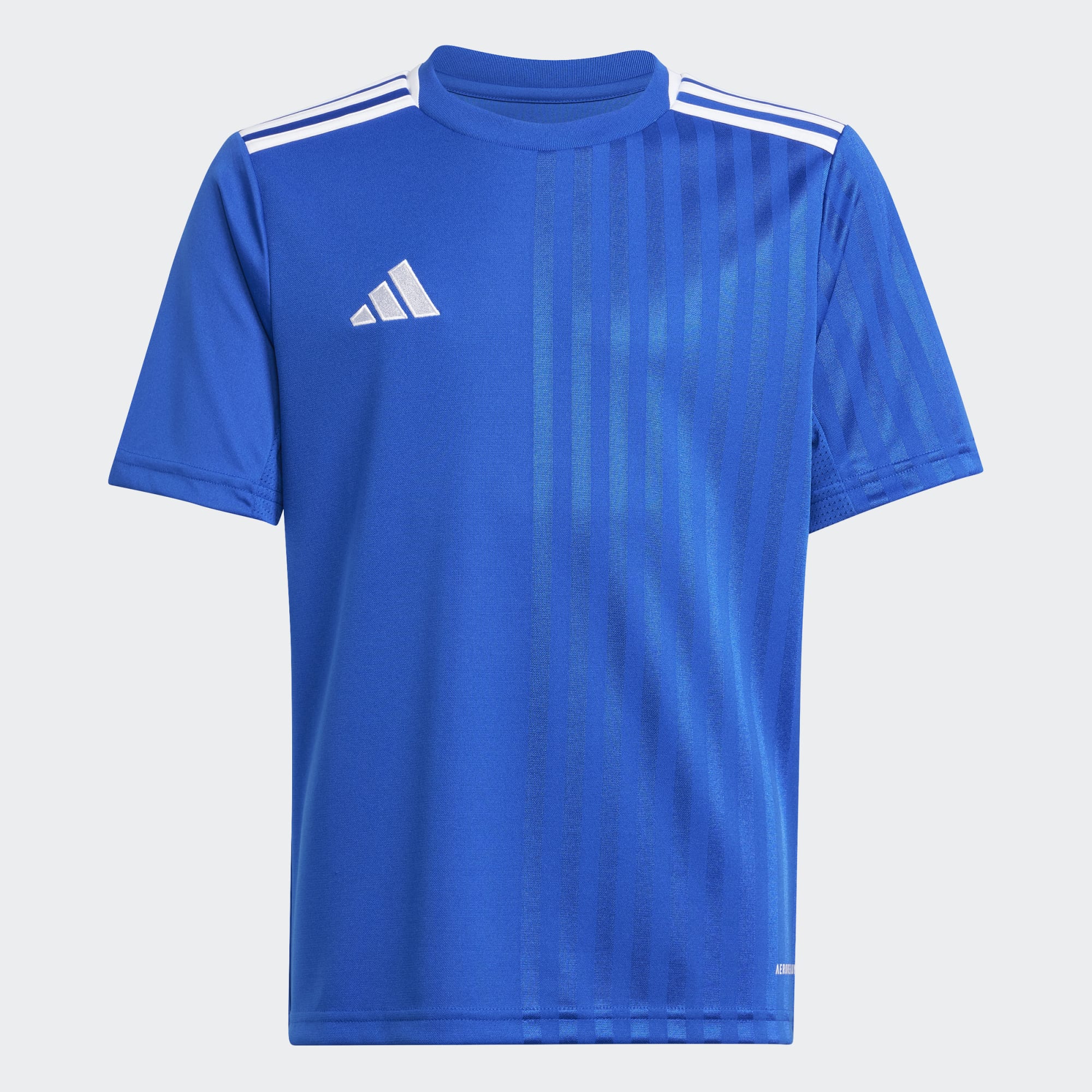 adidas Youth Campeon 25 Soccer Jersey ROYAL BLUE WHITE 2XS