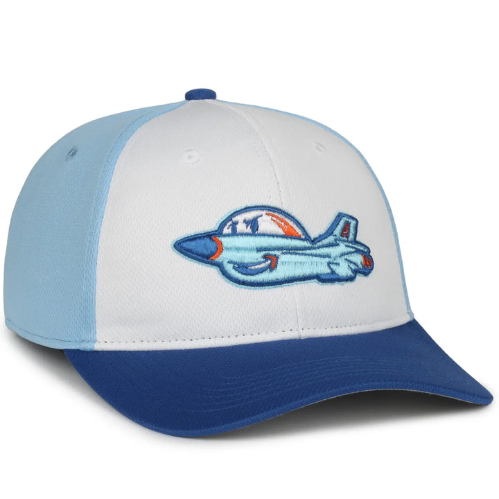 MIN-350-Aberdeen Ironbirds™ White/Light Blue/Royal 2AI Youth