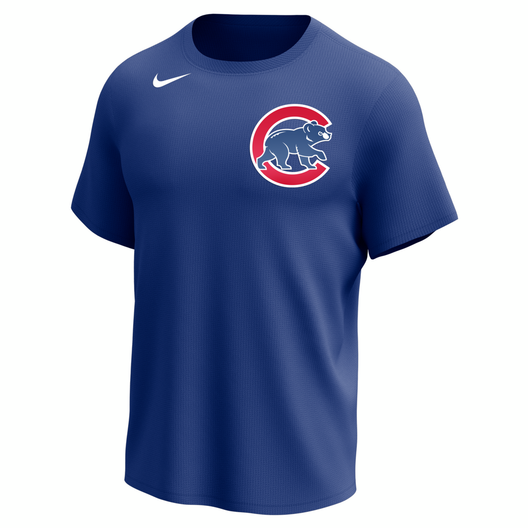 Nike Chicago Cubs Adult Short Sleeve Synthetic Tee Fan Gear MLB Chicago Cubs