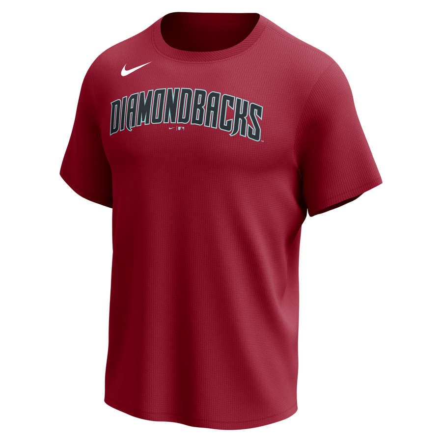 Nike Arizona Diamondbacks Men's Crew Neck Synthetic Tee Fan Gear MLB Arizona Diamondbacks