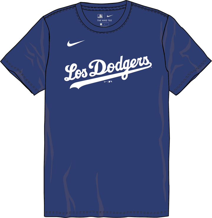 Nike Los Angeles Dodgers Youth Institutional Short Sleeve Crew Neck Tee