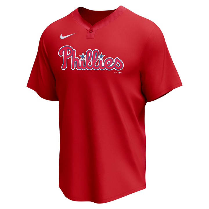 Nike Philadelphia Phillies Adult Institutional 1 Button Pullover Fan Gear MLB Philadelphia Phillies