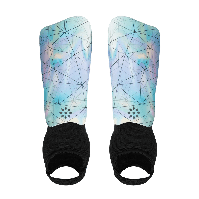 Girls' Cut Soccer Shin Guards - Holographic Soccer Shin Guards Youth