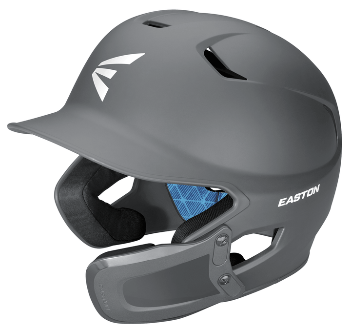 Easton Matte Z5 2.0 Baseball Batting Helmet With Universal Jaw Guard Baseball Batting Helmets All