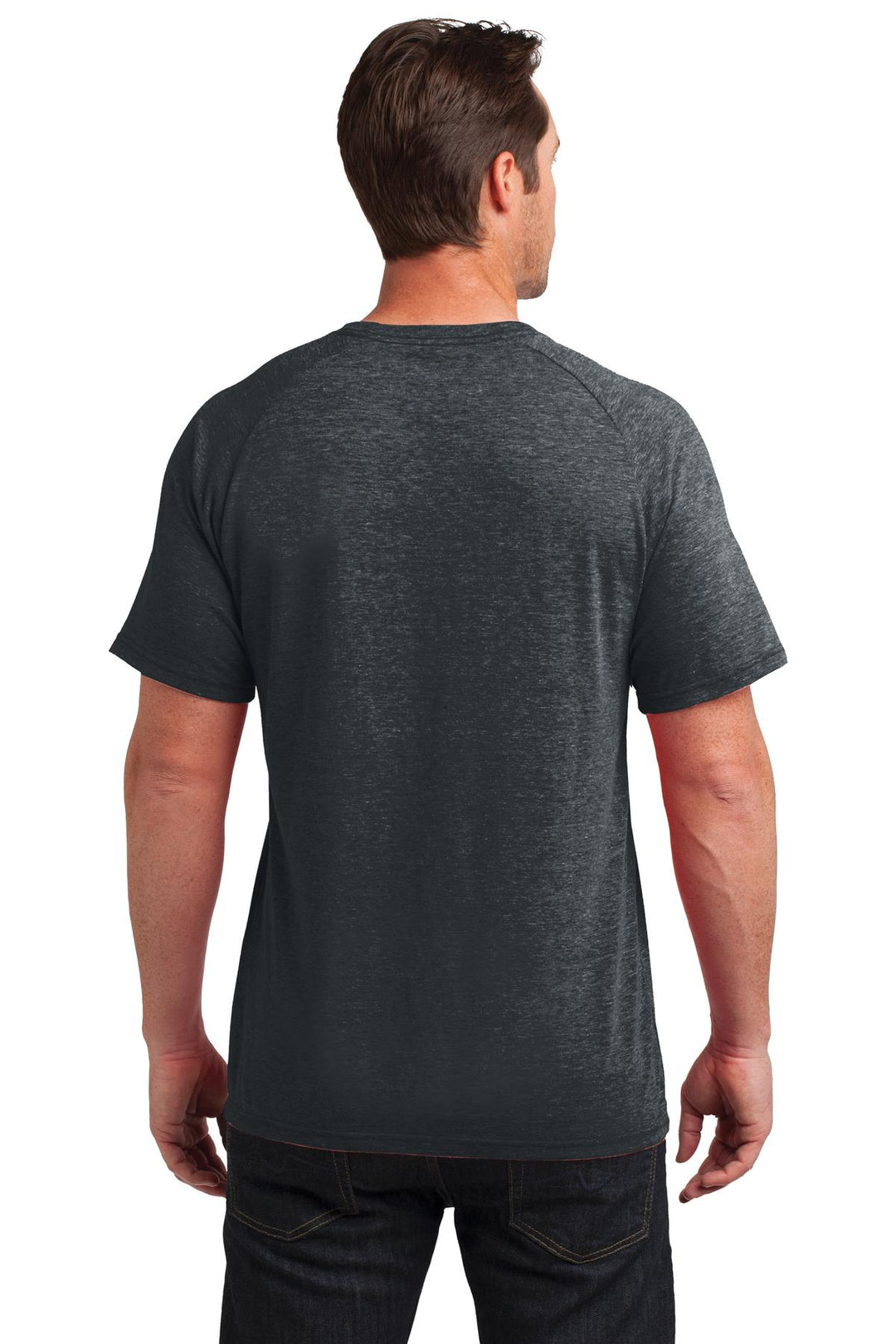 District Made Men's Tri-Blend Pocket Tee. DM340 District