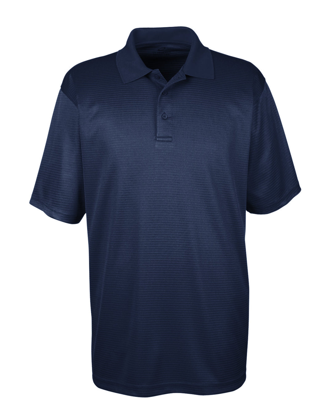 UltraClub Men's Cool & Dry Elite Mini-Check Jacquard Polo UltraClub