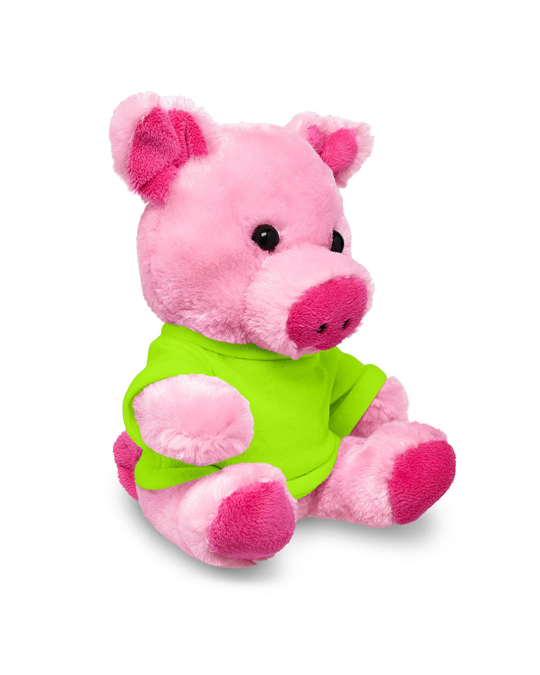 Prime Line 7" Plush Pig With T-Shirt Prime Line